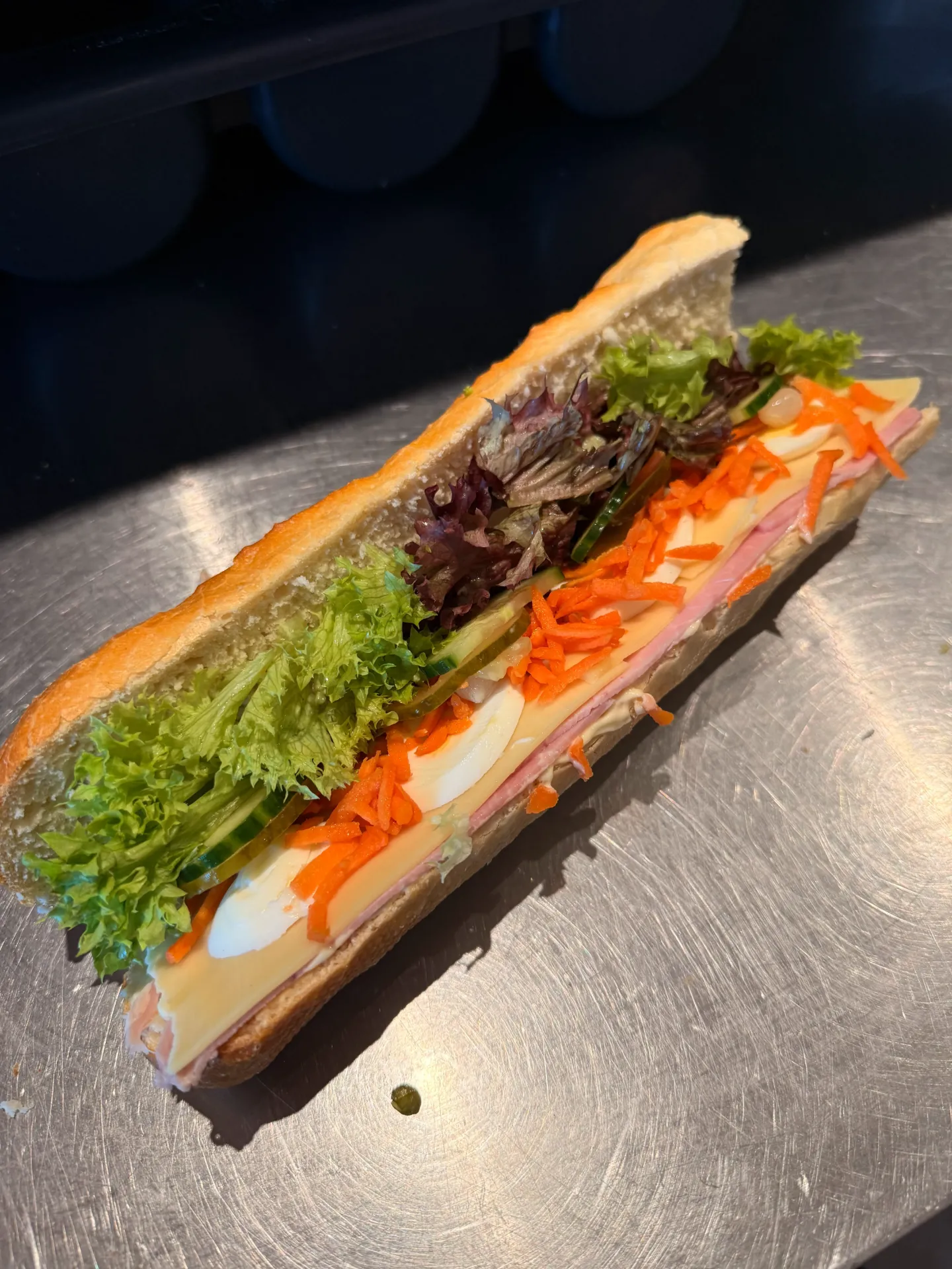 Dagobert (Normal (1/2 baguette), Baguette blanche, Mayonnaise)